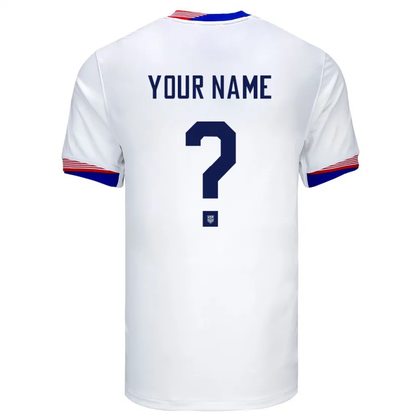Danxen Kinder Vereinigte Staaten Ihren Namen #0 Weiß Heimtrikot Trikot 24-26 T-Shirt Schweiz