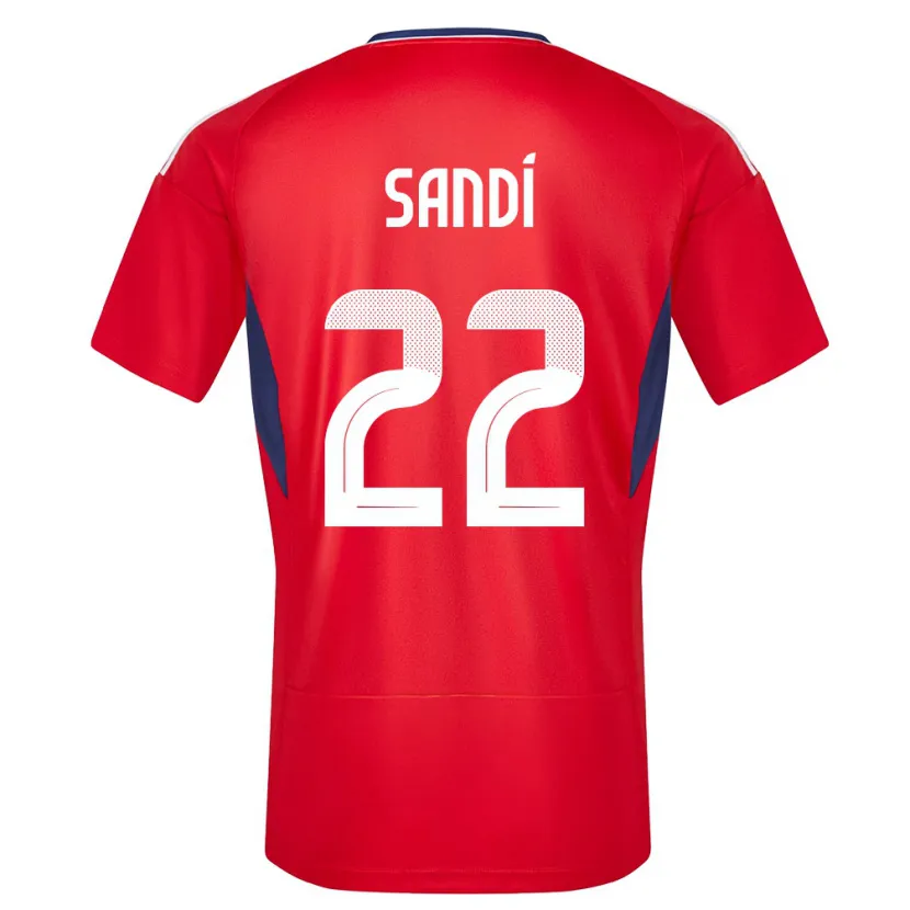 Danxen Kinder Costa Rica Cristel Sandi #22 Rot Heimtrikot Trikot 24-26 T-Shirt Schweiz