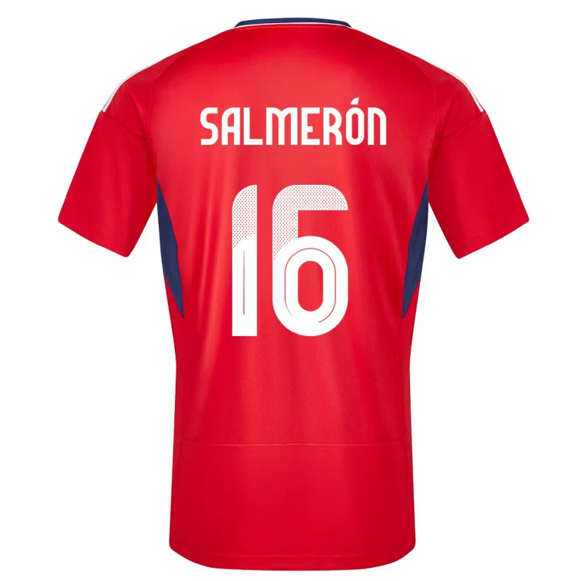 Danxen Kinder Costa Rica Andrey Salmeron #16 Rot Heimtrikot Trikot 24-26 T-Shirt Schweiz