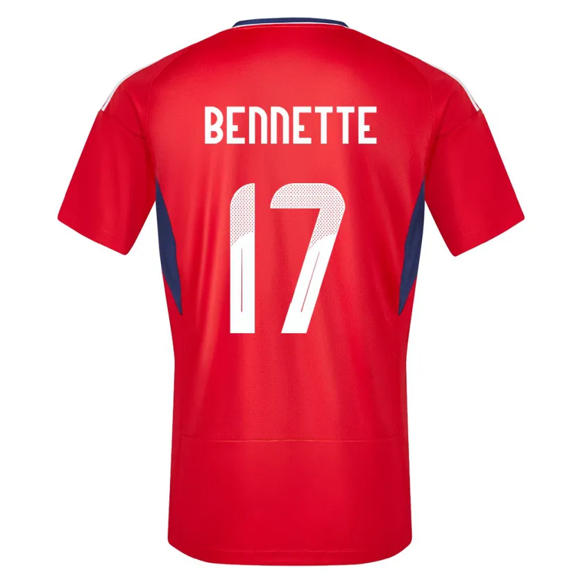 Danxen Kinder Costa Rica Jewison Bennette #17 Rot Heimtrikot Trikot 24-26 T-Shirt Schweiz