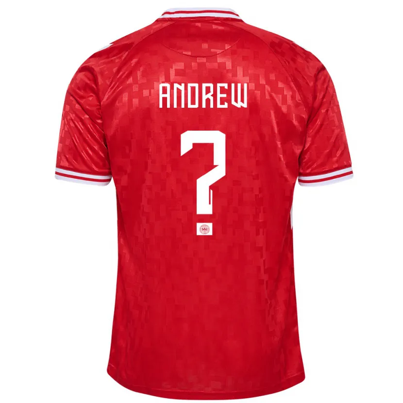 Danxen Kinder Dänemark Tristan Andrew #0 Rot Heimtrikot Trikot 24-26 T-Shirt Schweiz