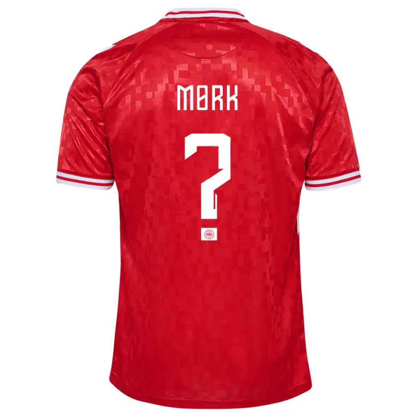 Danxen Kinder Dänemark Sebastian Mørk #0 Rot Heimtrikot Trikot 24-26 T-Shirt Schweiz