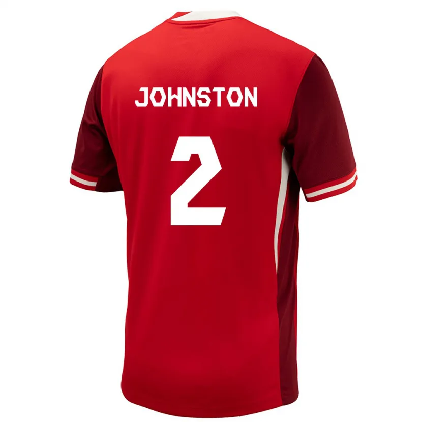 Danxen Kinder Kanada Alistair Johnston #2 Rot Heimtrikot Trikot 24-26 T-Shirt Schweiz
