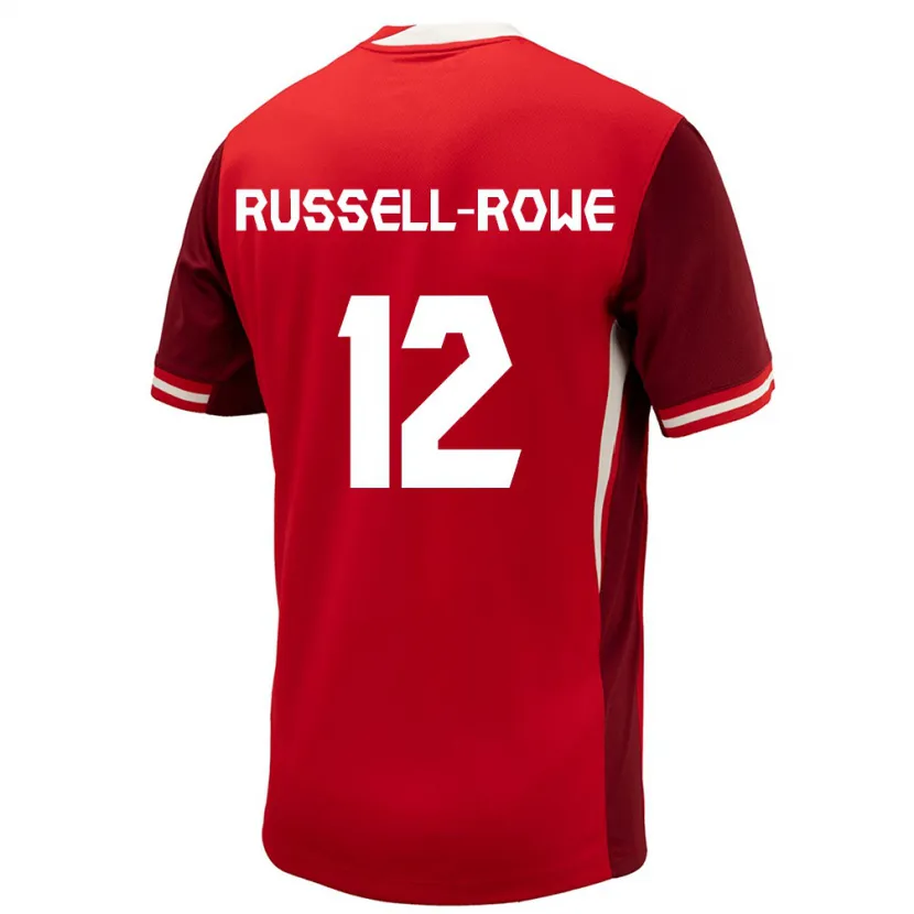 Danxen Kinder Kanada Jacen Russell-Rowe #12 Rot Heimtrikot Trikot 24-26 T-Shirt Schweiz
