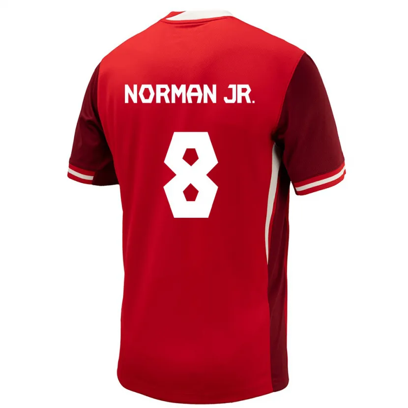 Danxen Kinder Kanada David Norman Jr. #8 Rot Heimtrikot Trikot 24-26 T-Shirt Schweiz