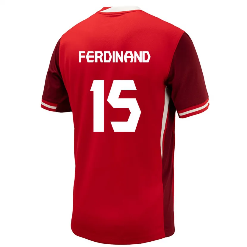 Danxen Kinder Kanada Keesean Ferdinand #15 Rot Heimtrikot Trikot 24-26 T-Shirt Schweiz