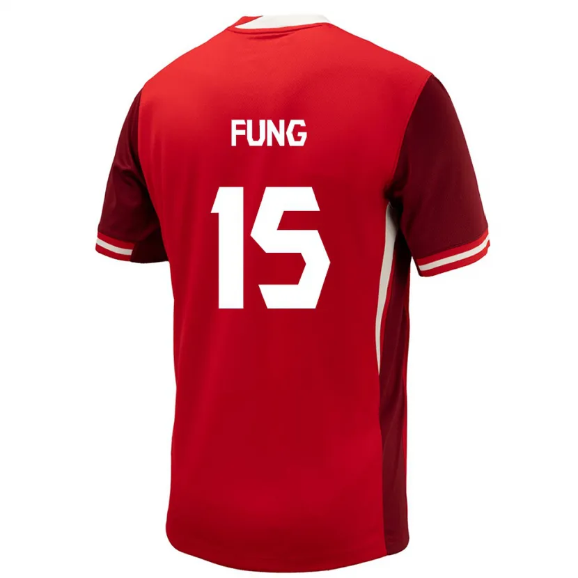 Danxen Kinder Kanada Victor Fung #15 Rot Heimtrikot Trikot 24-26 T-Shirt Schweiz