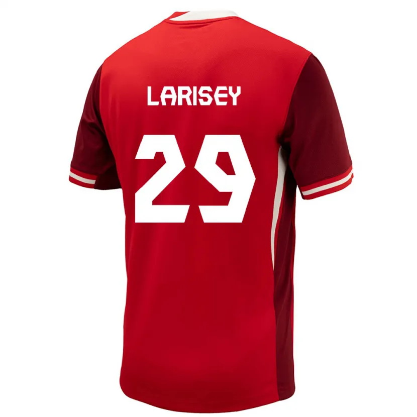 Danxen Kinder Kanada Clarissa Larisey #29 Rot Heimtrikot Trikot 24-26 T-Shirt Schweiz