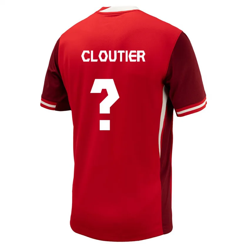 Danxen Kinder Kanada Loic Cloutier #0 Rot Heimtrikot Trikot 24-26 T-Shirt Schweiz