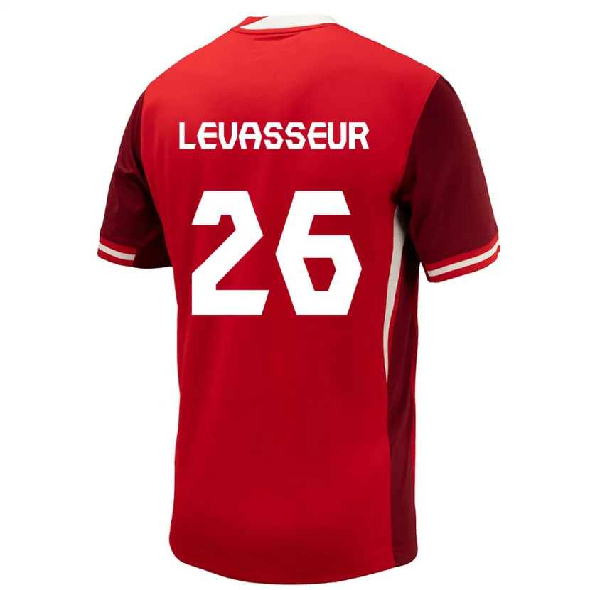 Danxen Kinder Kanada Marie Levasseur #26 Rot Heimtrikot Trikot 24-26 T-Shirt Schweiz