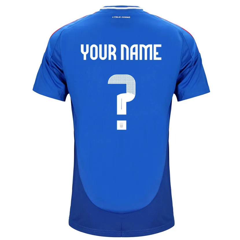 Danxen Kinder Italien Ihren Namen #0 Blau Heimtrikot Trikot 24-26 T-Shirt Schweiz