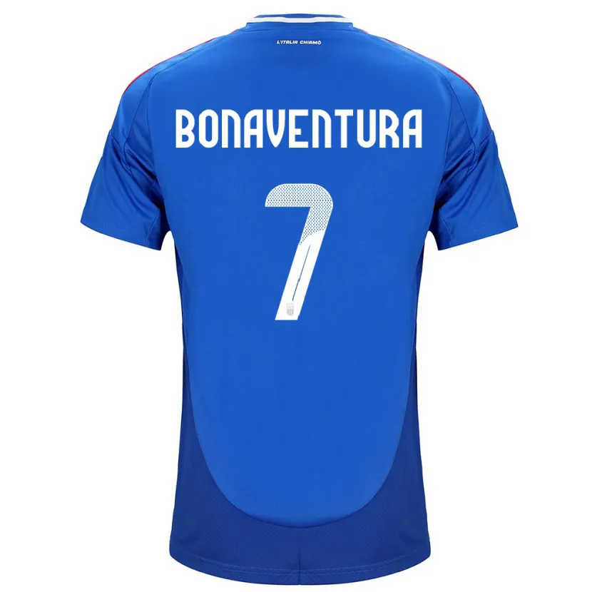 Danxen Kinder Italien Giacomo Bonaventura #7 Blau Heimtrikot Trikot 24-26 T-Shirt Schweiz