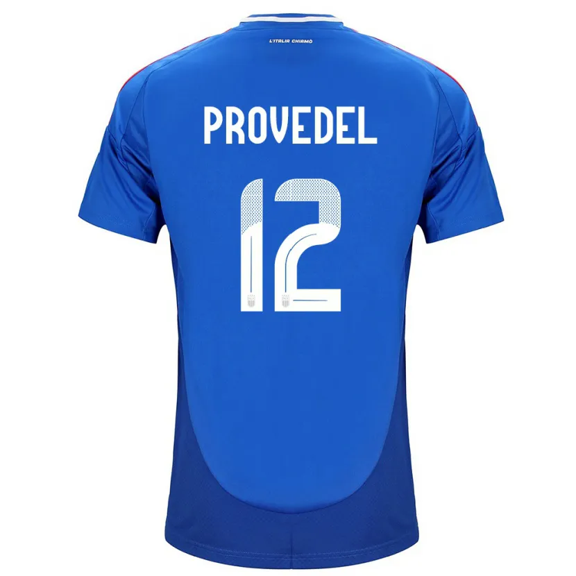 Danxen Kinder Italien Ivan Provedel #12 Blau Heimtrikot Trikot 24-26 T-Shirt Schweiz