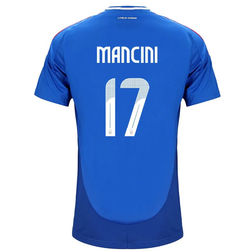 Danxen Kinder Italien Gianluca Mancini #17 Blau Heimtrikot Trikot 24-26 T-Shirt Schweiz