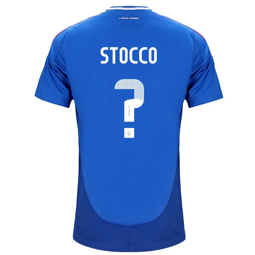 Danxen Kinder Italien Pietro Stocco #0 Blau Heimtrikot Trikot 24-26 T-Shirt Schweiz