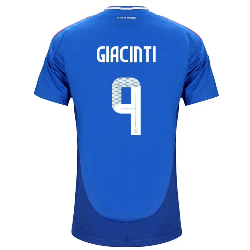 Danxen Kinder Italien Valentina Giacinti #9 Blau Heimtrikot Trikot 24-26 T-Shirt Schweiz