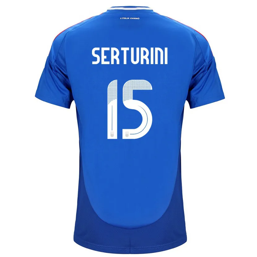 Danxen Kinder Italien Annamaria Serturini #15 Blau Heimtrikot Trikot 24-26 T-Shirt Schweiz