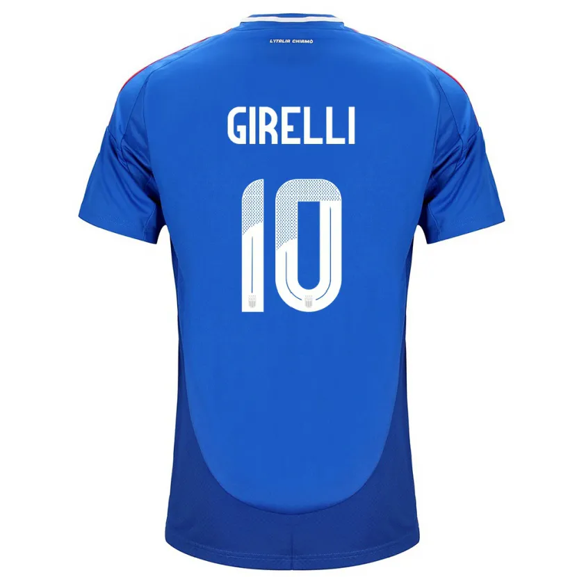 Danxen Kinder Italien Cristiana Girelli #10 Blau Heimtrikot Trikot 24-26 T-Shirt Schweiz