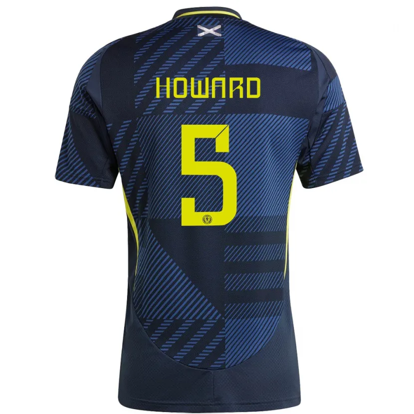Danxen Kinder Schottland Sophie Howard #5 Dunkelblau Heimtrikot Trikot 24-26 T-Shirt Schweiz