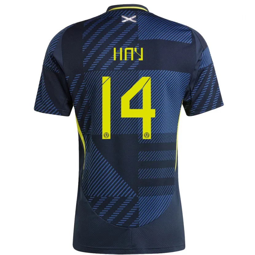 Danxen Kinder Schottland Brogan Hay #14 Dunkelblau Heimtrikot Trikot 24-26 T-Shirt Schweiz
