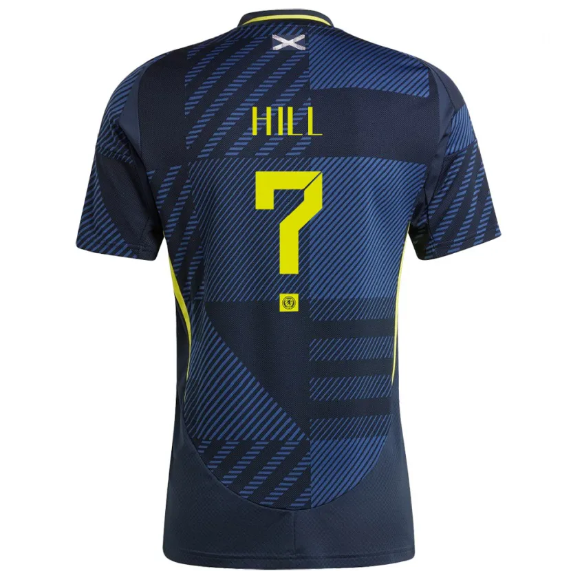 Danxen Kinder Schottland Kathryn Hill #0 Dunkelblau Heimtrikot Trikot 24-26 T-Shirt Schweiz