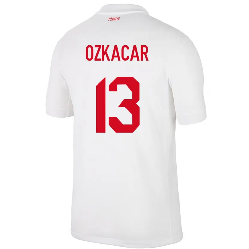 Danxen Kinder Türkei Cenk Özkacar #13 Weiß Heimtrikot Trikot 24-26 T-Shirt Schweiz