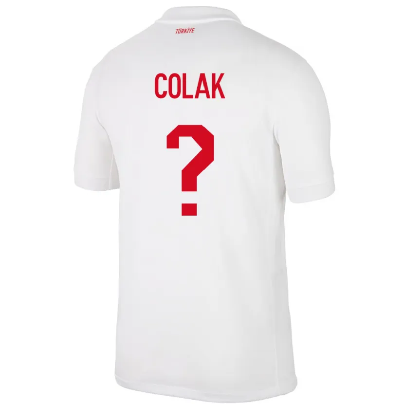 Danxen Kinder Türkei Furkan Çolak #0 Weiß Heimtrikot Trikot 24-26 T-Shirt Schweiz
