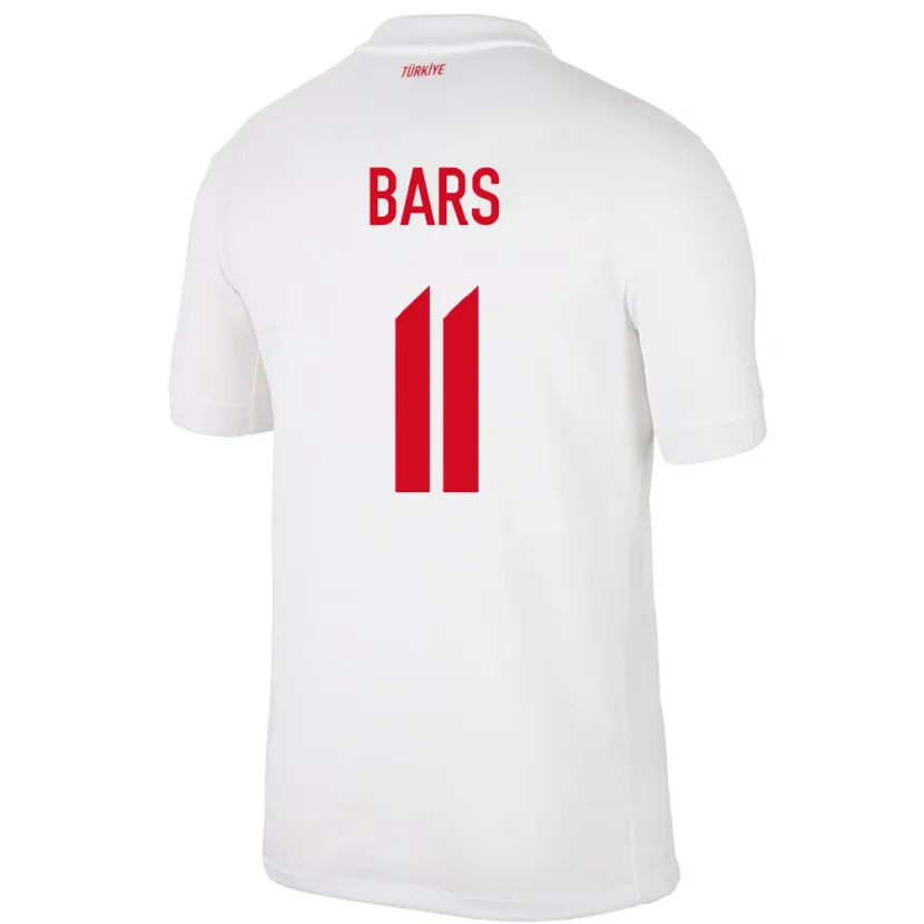 Danxen Kinder Türkei Emir Bars #11 Weiß Heimtrikot Trikot 24-26 T-Shirt Schweiz