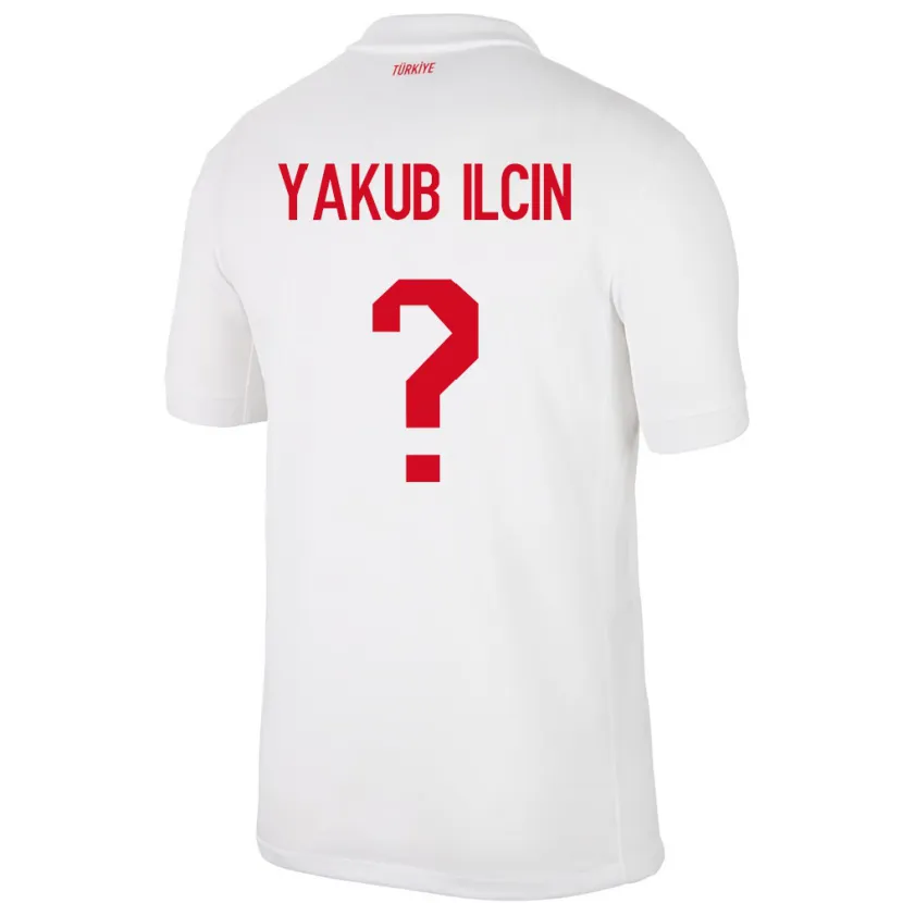 Danxen Kinder Türkei Hasan Yakub İlçin #0 Weiß Heimtrikot Trikot 24-26 T-Shirt Schweiz