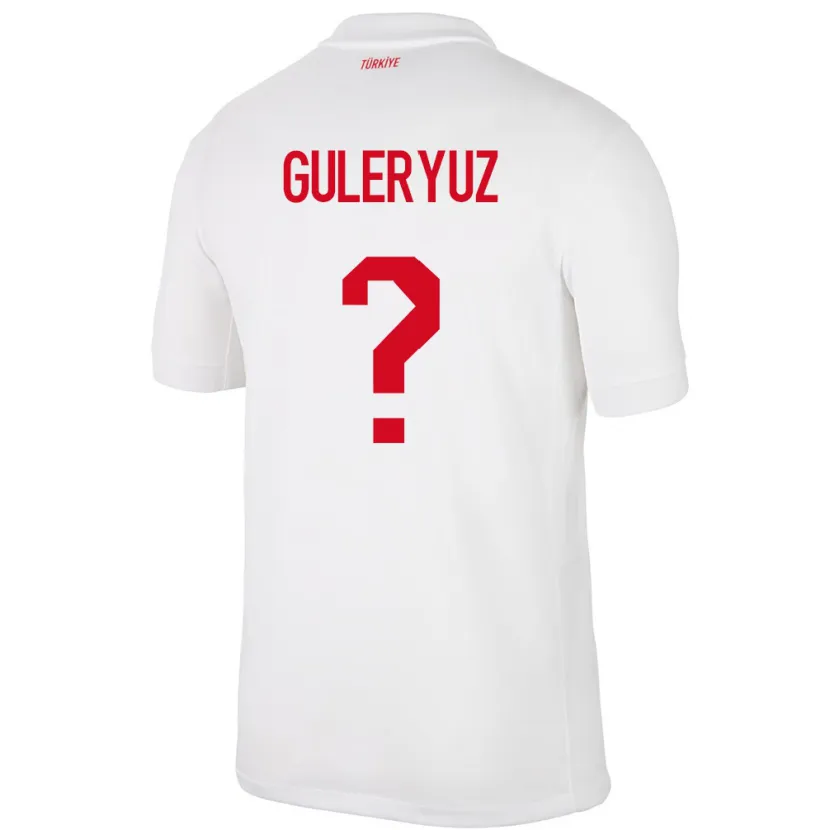 Danxen Kinder Türkei Göknur Güleryüz #0 Weiß Heimtrikot Trikot 24-26 T-Shirt Schweiz