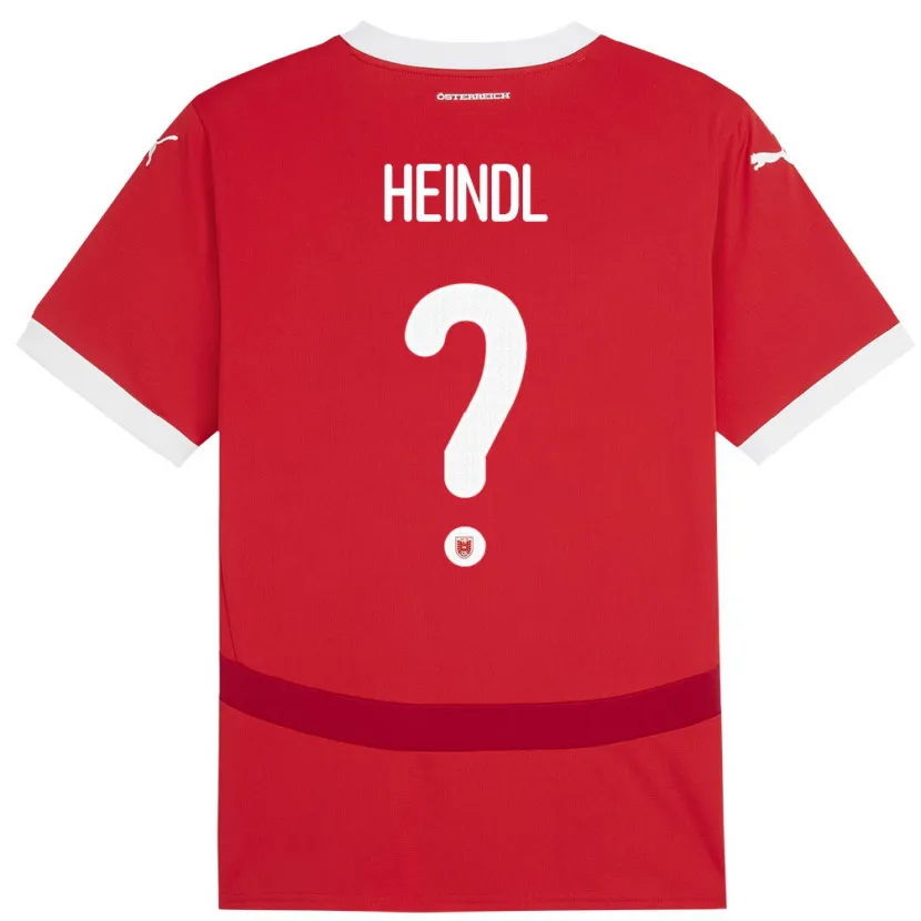 Danxen Kinder Österreich David Heindl #0 Rot Heimtrikot Trikot 24-26 T-Shirt Schweiz