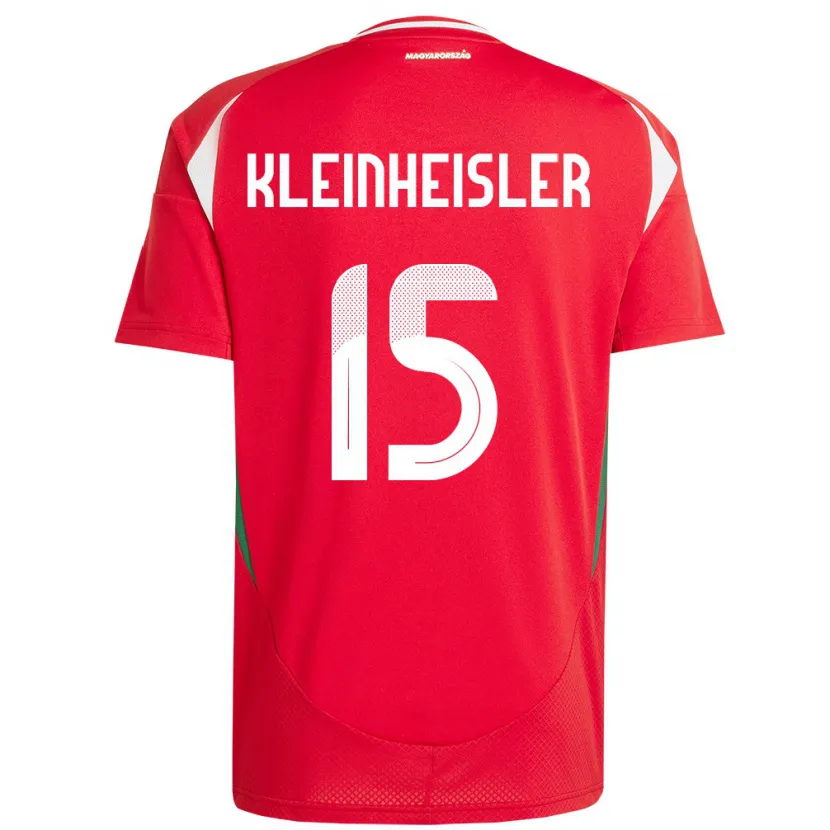 Danxen Kinder Ungarn László Kleinheisler #15 Rot Heimtrikot Trikot 24-26 T-Shirt Schweiz