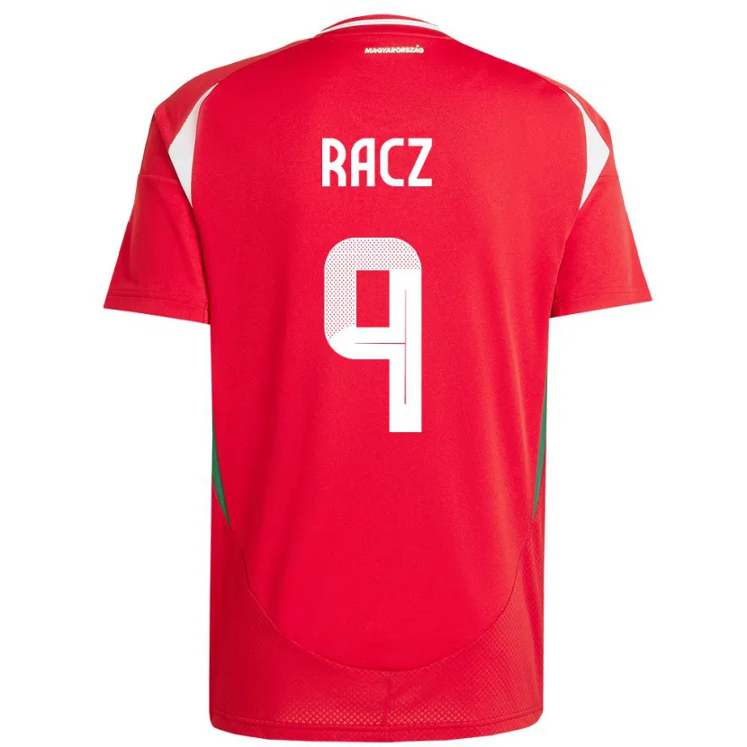 Danxen Kinder Ungarn Balázs Rácz #9 Rot Heimtrikot Trikot 24-26 T-Shirt Schweiz