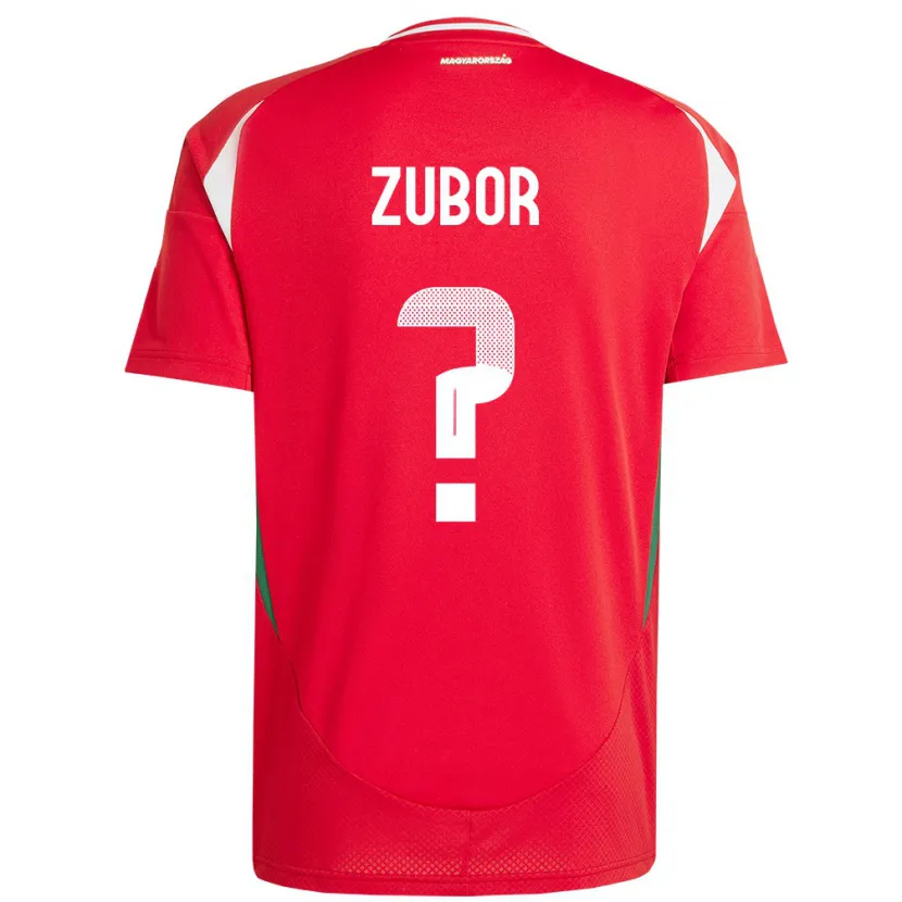 Danxen Kinder Ungarn Ádám Zubor #0 Rot Heimtrikot Trikot 24-26 T-Shirt Schweiz