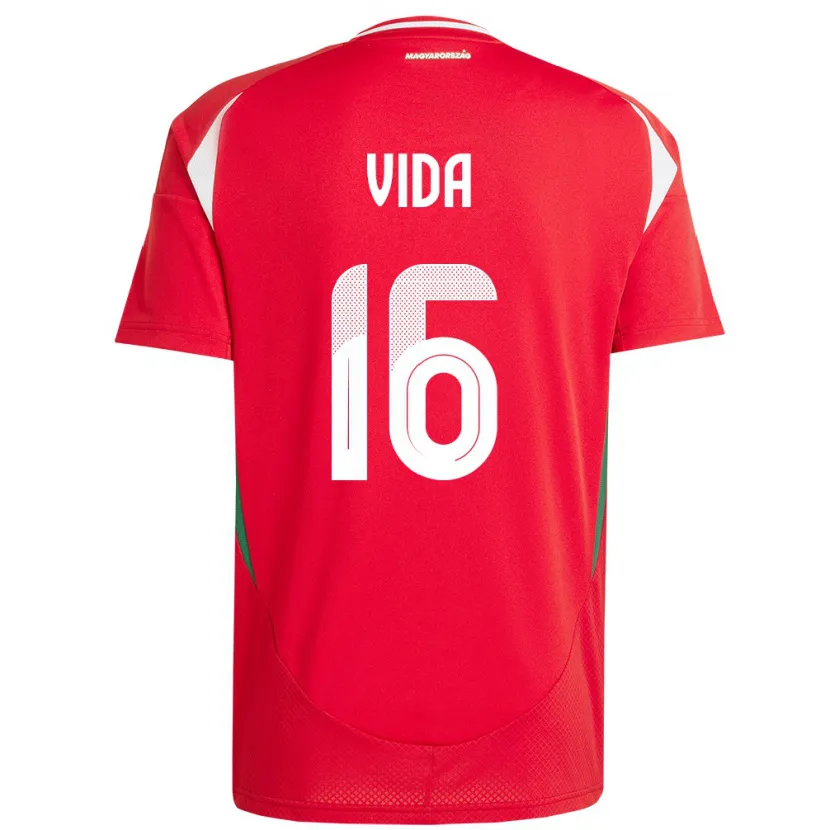 Danxen Kinder Ungarn Boglárka Vida #16 Rot Heimtrikot Trikot 24-26 T-Shirt Schweiz