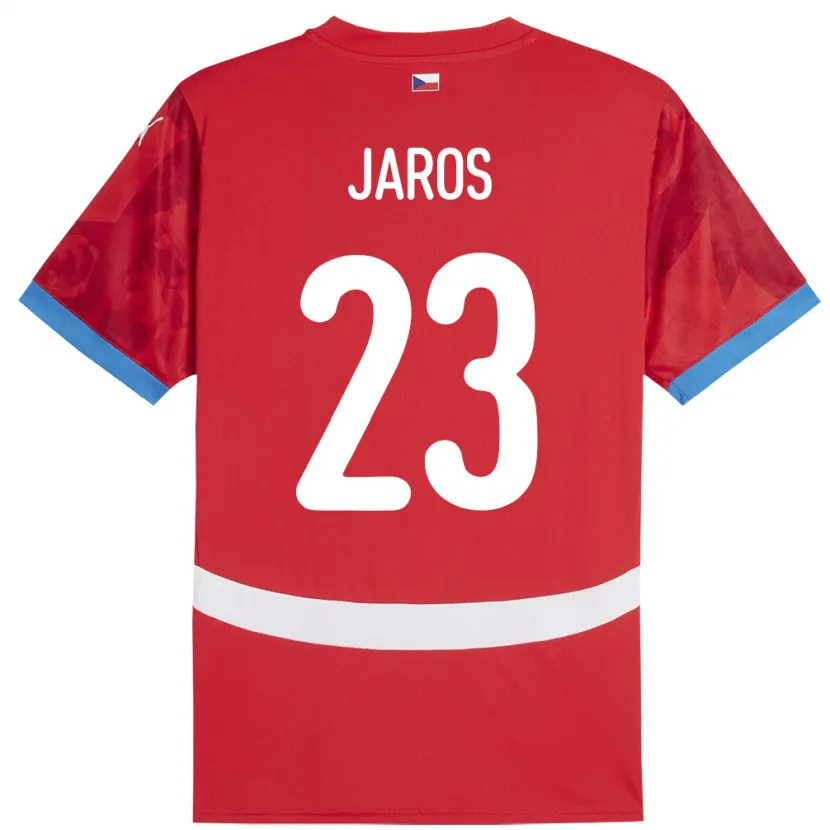 Danxen Kinder Tschechien Vitezslav Jaros #23 Rot Heimtrikot Trikot 24-26 T-Shirt Schweiz