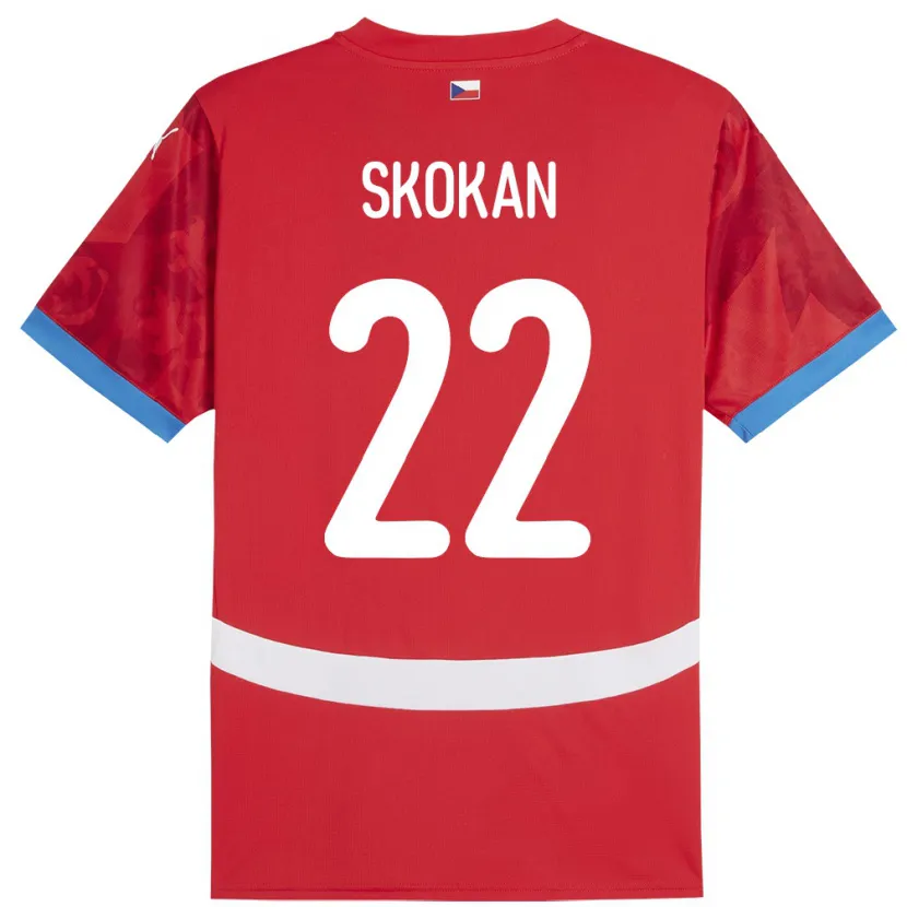 Danxen Kinder Tschechien Vitek Skokan #22 Rot Heimtrikot Trikot 24-26 T-Shirt Schweiz