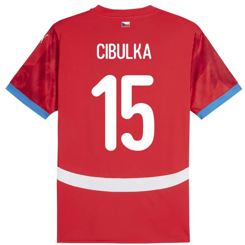 Danxen Kinder Tschechien Oskar Cibulka #15 Rot Heimtrikot Trikot 24-26 T-Shirt Schweiz