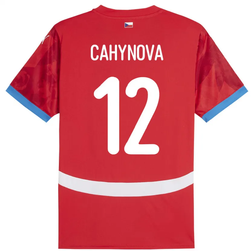 Danxen Kinder Tschechien Klára Cahynová #12 Rot Heimtrikot Trikot 24-26 T-Shirt Schweiz