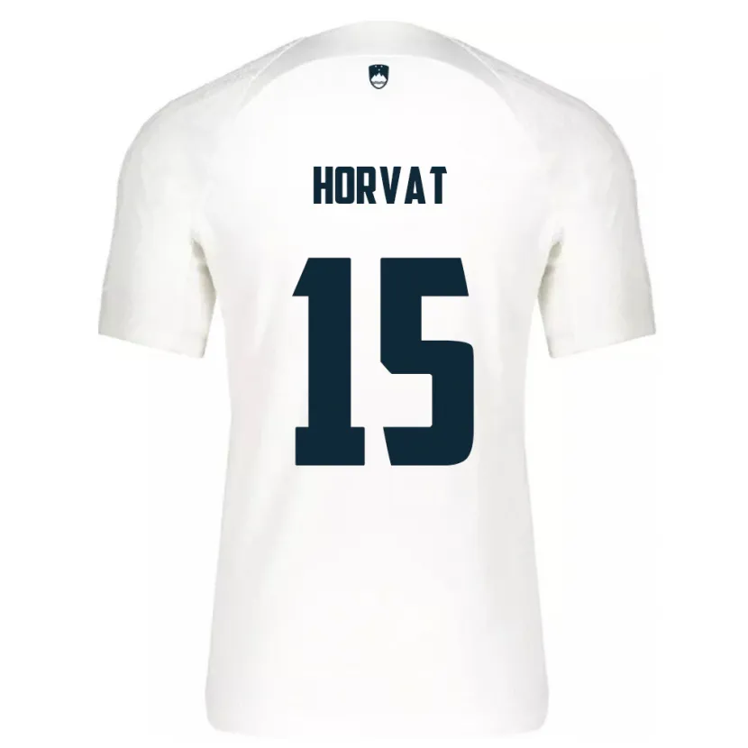 Danxen Kinder Slowenien Tomi Horvat #15 Weiß Heimtrikot Trikot 24-26 T-Shirt Schweiz
