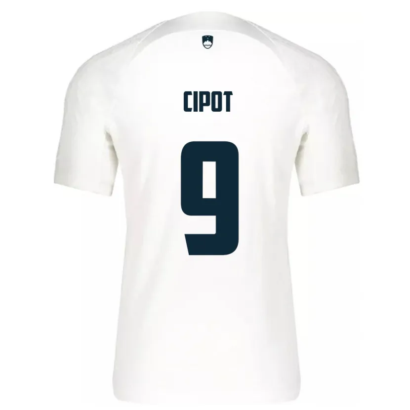 Danxen Kinder Slowenien Tio Cipot #9 Weiß Heimtrikot Trikot 24-26 T-Shirt Schweiz