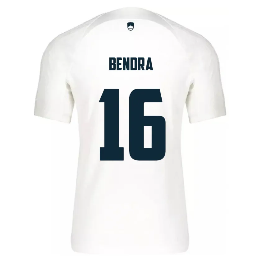 Danxen Kinder Slowenien Kristjan Bendra #16 Weiß Heimtrikot Trikot 24-26 T-Shirt Schweiz