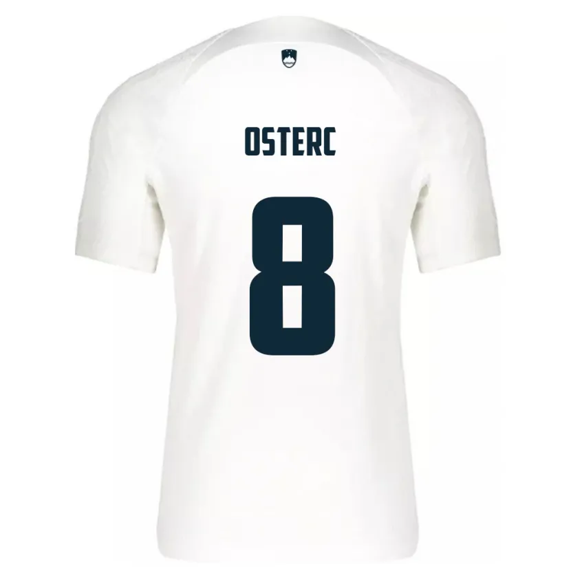 Danxen Kinder Slowenien Niko Osterc #8 Weiß Heimtrikot Trikot 24-26 T-Shirt Schweiz