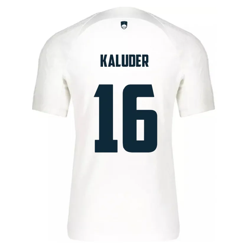 Danxen Kinder Slowenien Grega Kaluder #16 Weiß Heimtrikot Trikot 24-26 T-Shirt Schweiz