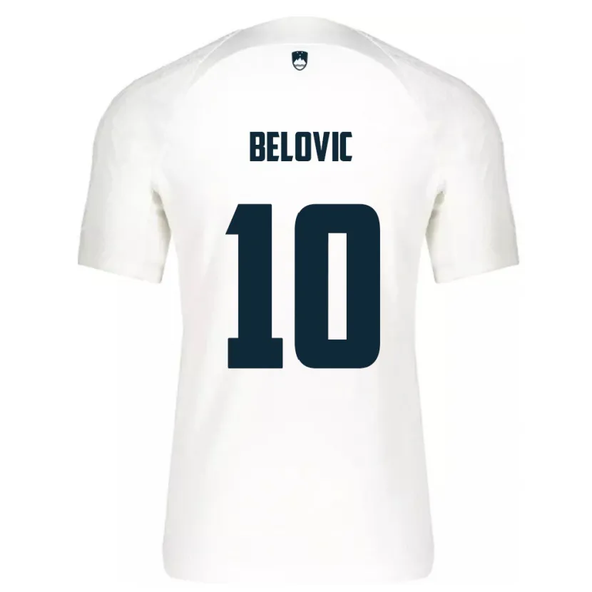 Danxen Kinder Slowenien Nik Belovic #10 Weiß Heimtrikot Trikot 24-26 T-Shirt Schweiz