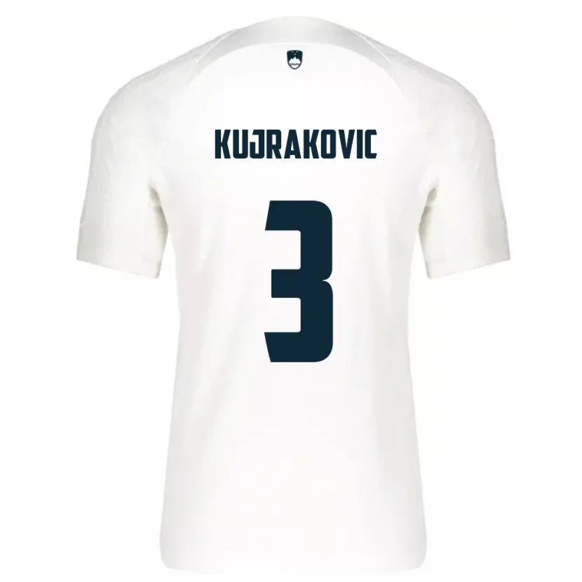 Danxen Kinder Slowenien Minel Kujrakovic #3 Weiß Heimtrikot Trikot 24-26 T-Shirt Schweiz
