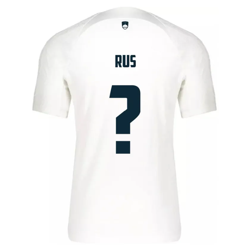 Danxen Kinder Slowenien Luka Rus #0 Weiß Heimtrikot Trikot 24-26 T-Shirt Schweiz