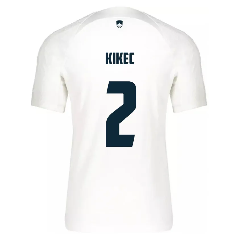 Danxen Kinder Slowenien Timon Kikec #2 Weiß Heimtrikot Trikot 24-26 T-Shirt Schweiz