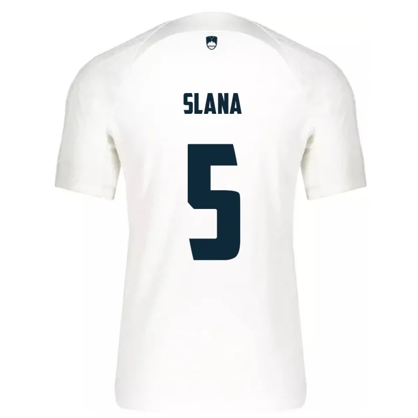 Danxen Kinder Slowenien Filip Slana #5 Weiß Heimtrikot Trikot 24-26 T-Shirt Schweiz