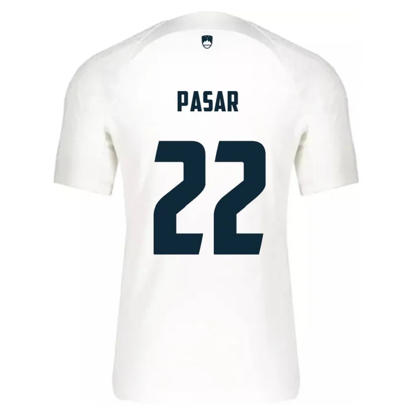 Danxen Kinder Slowenien Melania Pasar #22 Weiß Heimtrikot Trikot 24-26 T-Shirt Schweiz